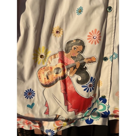 Disney Store Eleanor Of Alavon Girls Rain Coat Jacket Size 7/8 - Picture 5 of 8